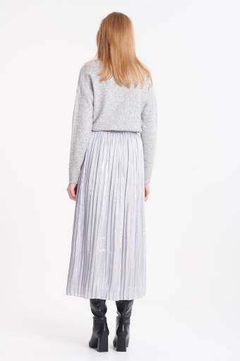 Plisowana spódnica midi