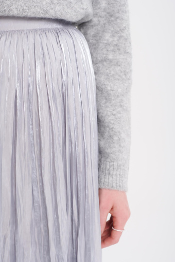 Plisowana spódnica midi