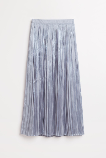 Plisowana spódnica midi