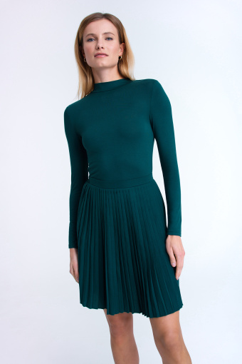 Plisowana spódnica mini