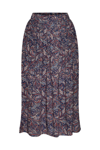 Wiskozowa spódnica z nadrukiem