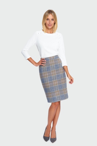 Ciepła spódnica ołówkowa