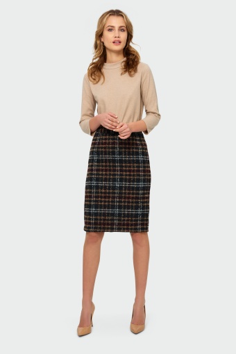 Ciepła spódnica ołówkowa