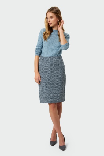 Ciepła spódnica ołówkowa