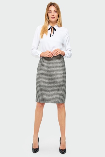 Ołówkowa spódnica w pepitkę Ołówkowa spódnica w pepitkę