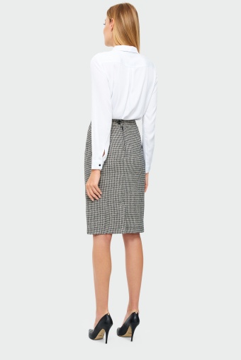 Ołówkowa spódnica w pepitkę Ołówkowa spódnica w pepitkę