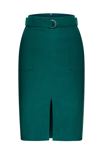 Spódnica Ołówkowa z paskiem