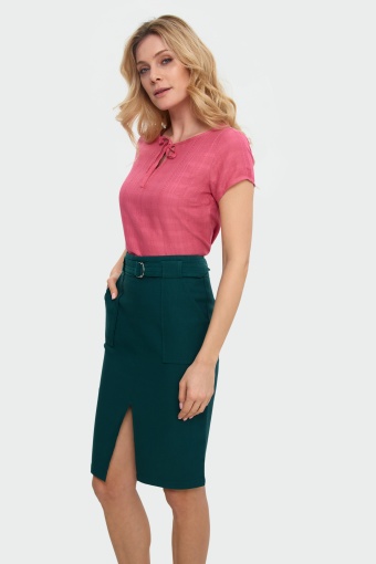 Spódnica Ołówkowa z paskiem