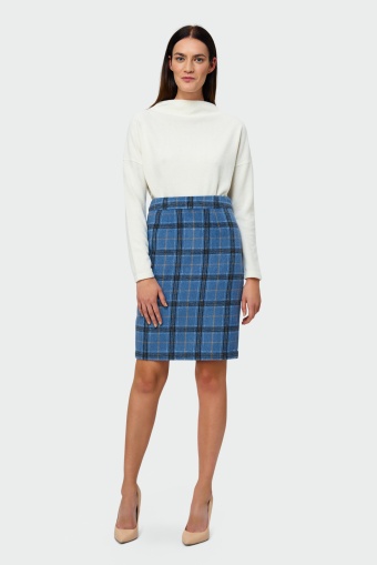 Wzorzysta spódnica ołówkowa