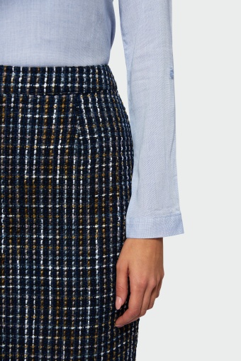 Wzorzysta spódnica ołówkowa