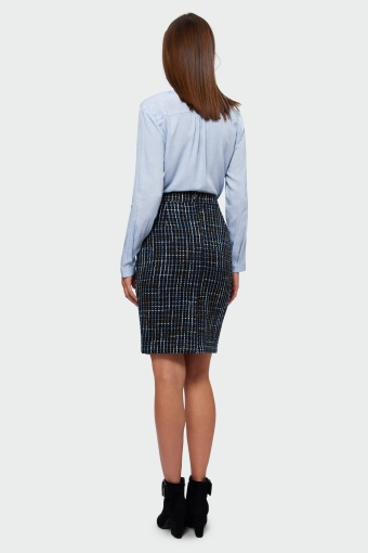 Wzorzysta spódnica ołówkowa