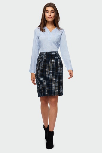 Wzorzysta spódnica ołówkowa