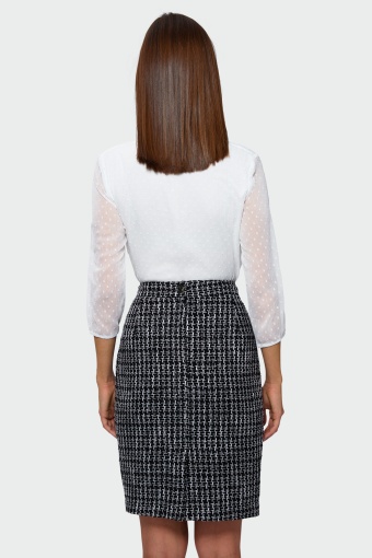 Wzorzysta spódnica ołówkowa