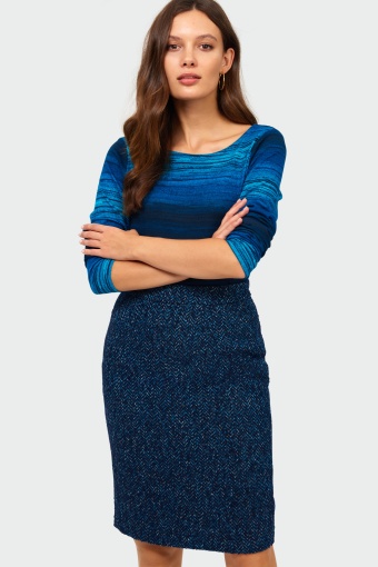 Ciepła ołówkowa spódnica