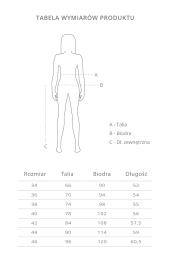 Klasyczna, jeansowa spódnica w oliwkowym kolorze