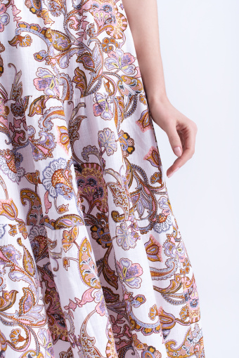 Zwiewna spódnica z printem paisley