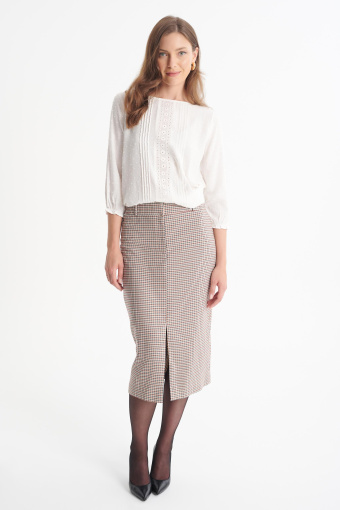 Klasyczna spódnica w kratkę Klasyczna spódnica w kratkę