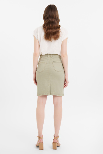 Basicowa spódnica light olive
