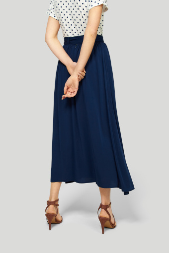 Wiskozowa spódnica z paskiem Wiskozowa spódnica z paskiem