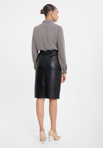 Czarna spódnica z eko skóry Czarna spódnica z eko skóry