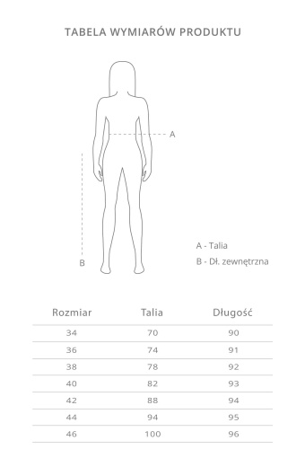 Czarna, zakładana spódnica w grochy