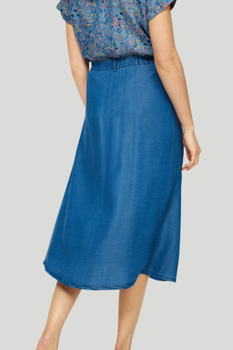 Spódnica z lyocell'u, z kieszeniami