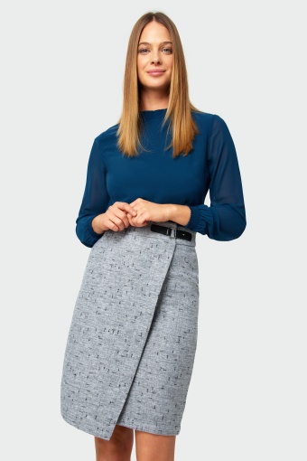 Spódnica w formie trapezu