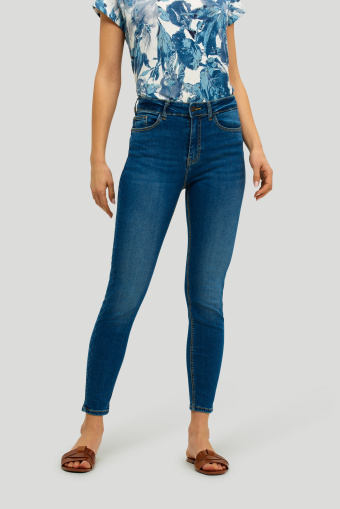 Klasyczne, granatowe jeans'y skinny Klasyczne, granatowe jeans'y skinny