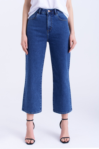 Proste granatowe jeansy