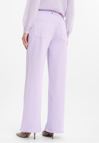 Liliowe spodnie jeansowe 
