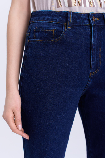 Granatowe jeansy mom fit Granatowe jeansy mom fit