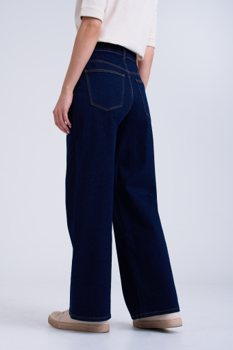 Granatowe jeansy wide leg Granatowe jeansy wide leg