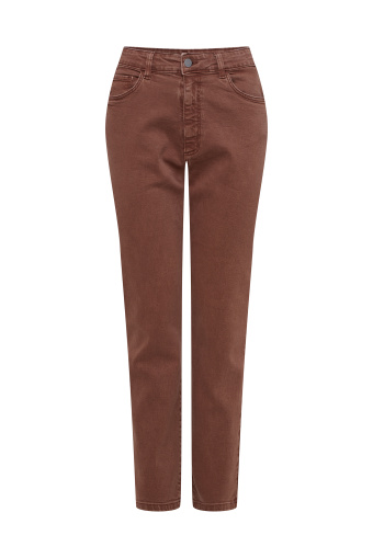 Jeansy mom fit w kolorze karmelowym Jeansy mom fit w kolorze karmelowym