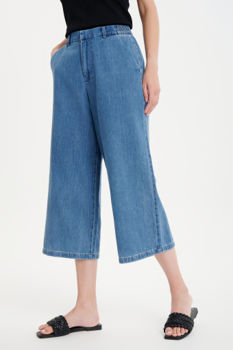 Jeansowe kuloty ciemny granat Jeansowe kuloty ciemny granat