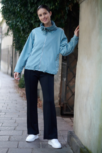 Czarne szerokie spodnie dresowe