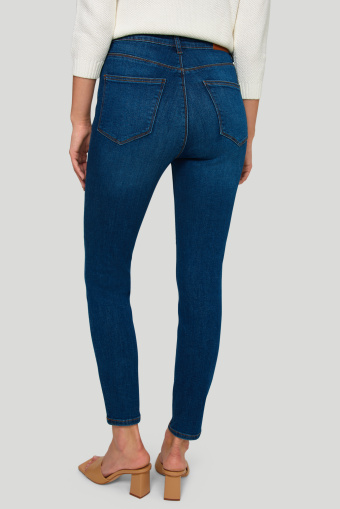 Denimowe, dopasowane spodnie