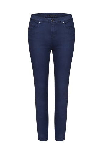 Bawełniane, dopasowane spodnie