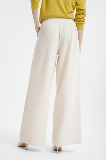 Eleganckie spodnie z szeroką nogawką 