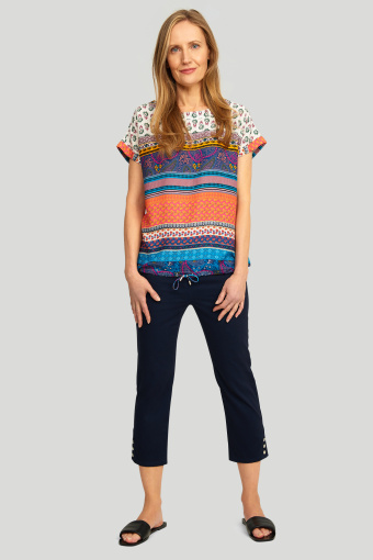 Denimowe, dopasowane spodnie