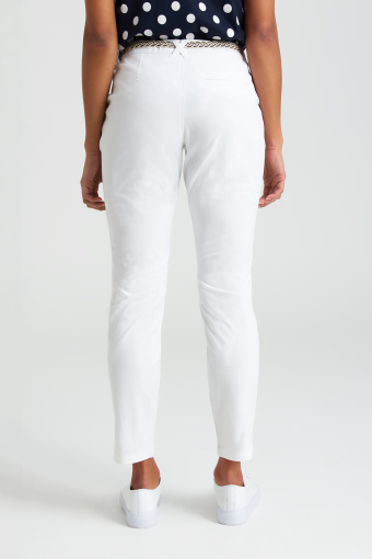 Spodnie "chino" w białym kolorze
