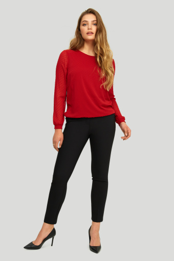 Eleganckie, czarne cygaretki z dodatkiem bawełny Eleganckie, czarne cygaretki z dodatkiem bawełny