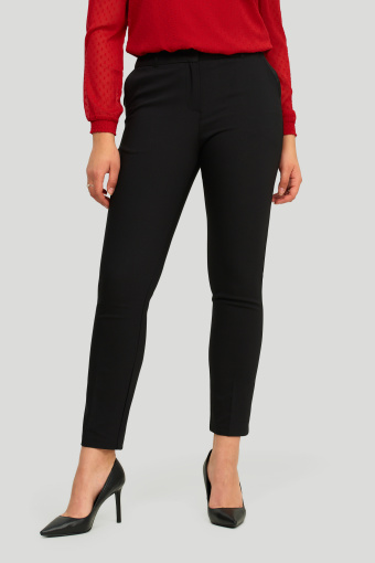 Eleganckie, czarne cygaretki z dodatkiem bawełny Eleganckie, czarne cygaretki z dodatkiem bawełny