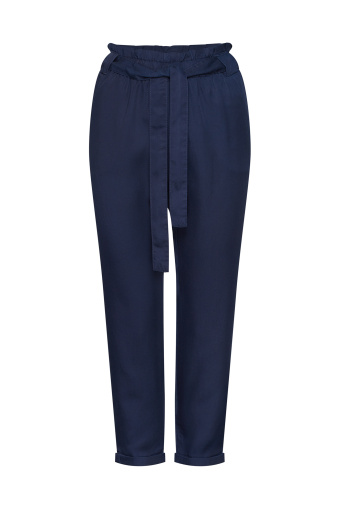 Spodnie z lyocell'u z paskiem