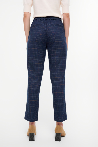 Eleganckie spodnie chino granatowe