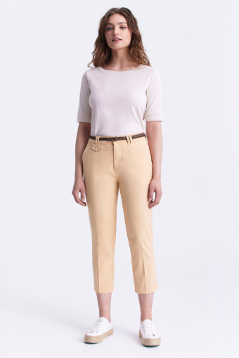 Żółte spodnie 7/8