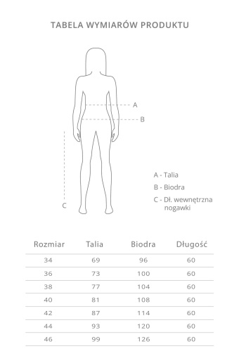 Żółte spodnie 7/8