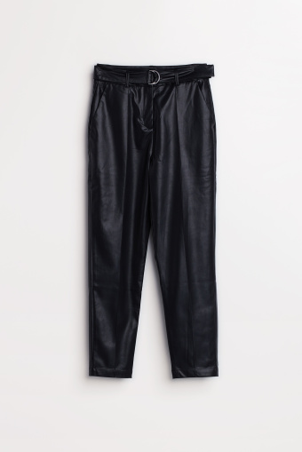 Klasyczne, powlekane spodnie