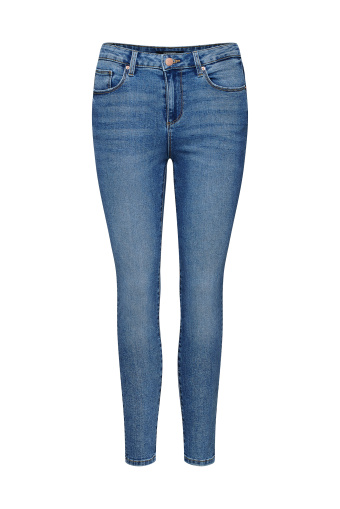 Niebieskie spodnie jeansowe, regularny stan Niebieskie spodnie jeansowe, regularny stan