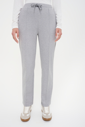 Szare spodnie dresowe z troczkami