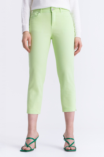 Jasnozielone spodnie 7/8